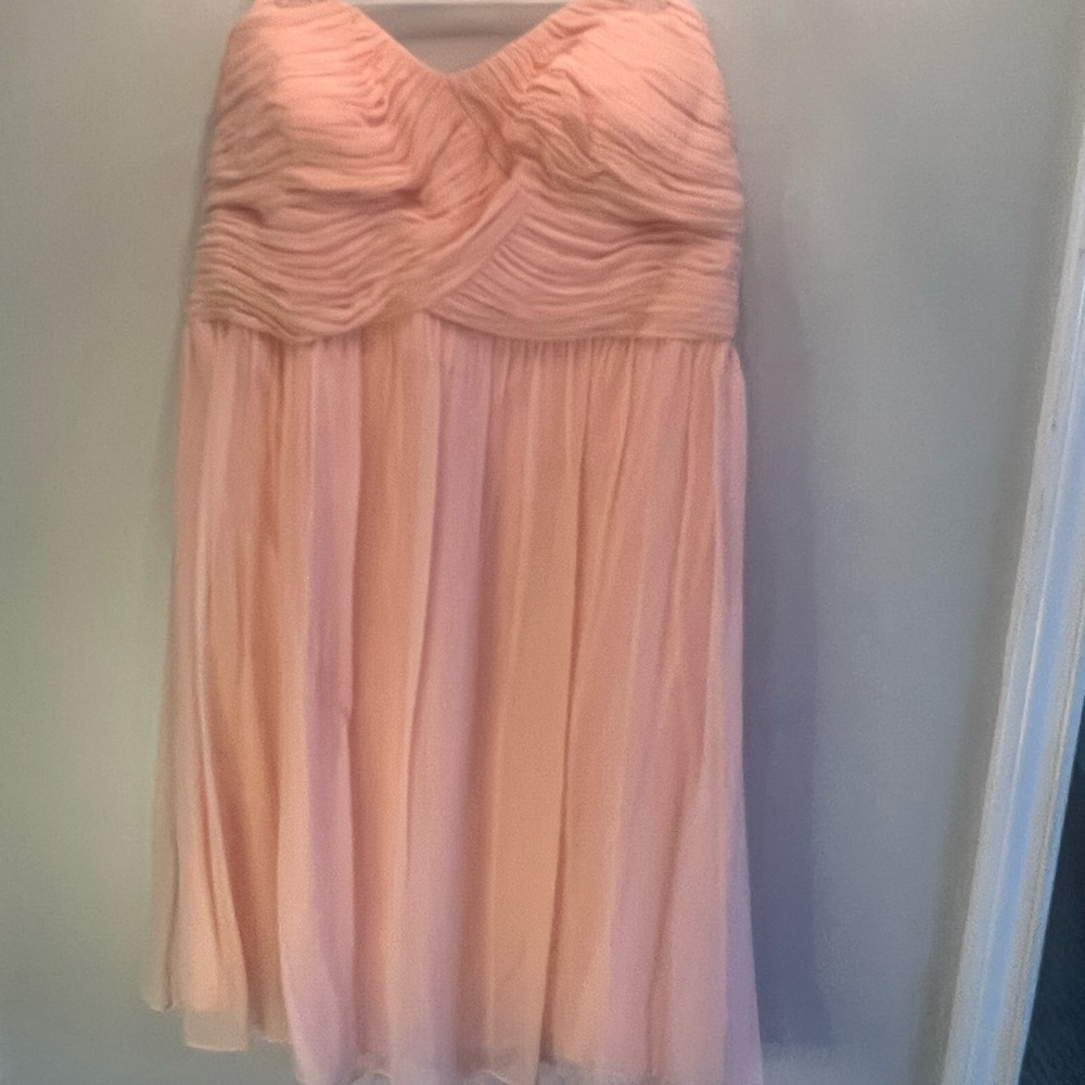Donna Morgan Strapless Sweetheart Bridesmaid Dress
